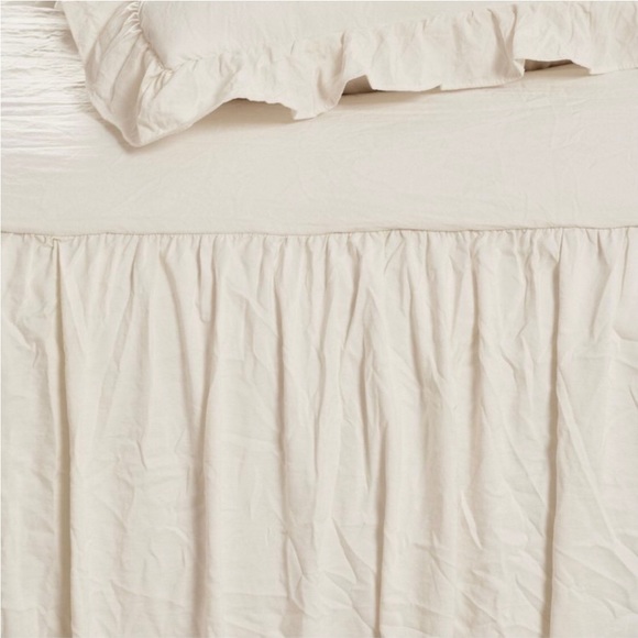 New Lush Decor Ruffle Skirt Bedspread Comforter Set - Ivory - Twin - Picture 2 of 8